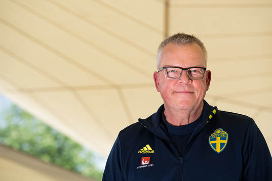 Head coach Janne Andersson poses for a portrait