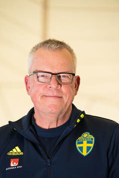 Head coach Janne Andersson poses for a portrait