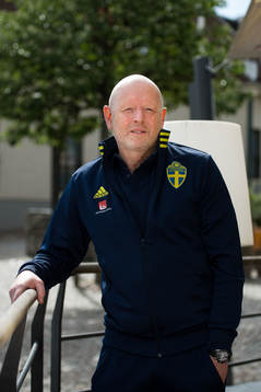Anders Goding, Sponsor representative Adidas poses for a