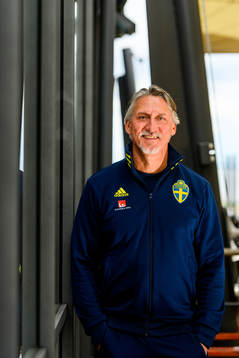 Head of security Jan Gustavsson poses for a portrait