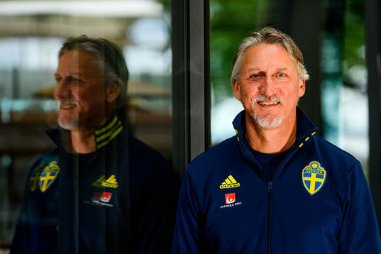 Head of security Jan Gustavsson poses for a portrait