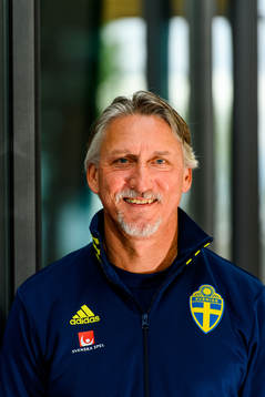Head of security Jan Gustavsson poses for a portrait