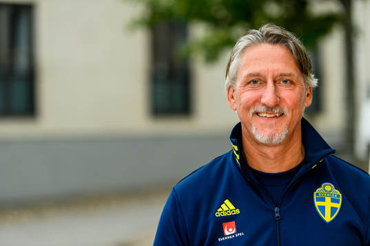 Head of security Jan Gustavsson poses for a portrait