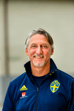 Head of security Jan Gustavsson poses for a portrait