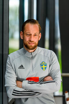 Christian Andersson, physiotherapist poses for a portrait