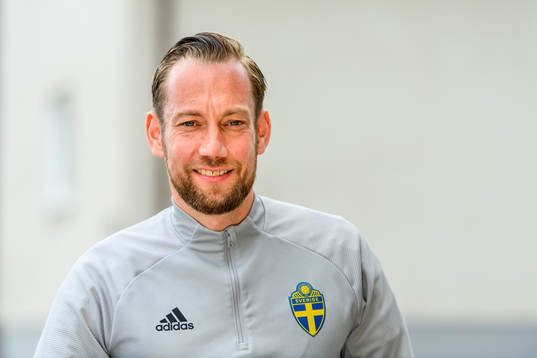 Christian Andersson, physiotherapist poses for a portrait