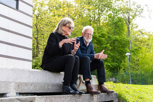 Monika och Stig Svensson, mamma och pappa till