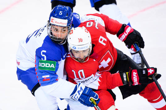 Simon Nemec of Slovakia and Andres Ambuhl of Switzerland