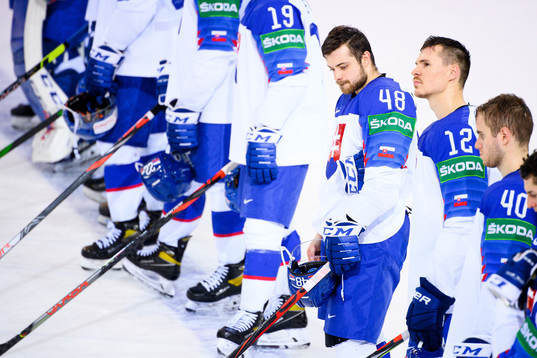 Daniel Gachukinec of Slovakia looks dejected