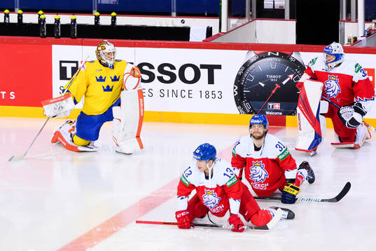 Goalkeeper Viktor Fasth of Sweden