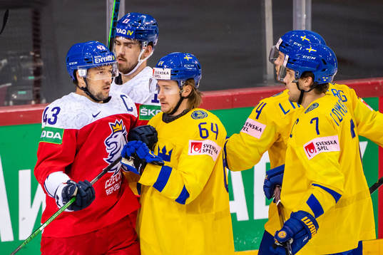 Jan Kovar of Czech Republic and Jonathan Pudas of Sweden