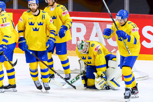 Klas Dahlbeck , goalkeeper Adam Reideborn and Max Friberg