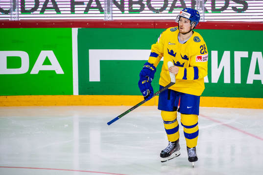 Jesper Frödén of Sweden looks dejected