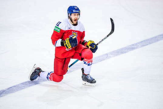 Lukas Klok of Czech Republic celebrates 2-3