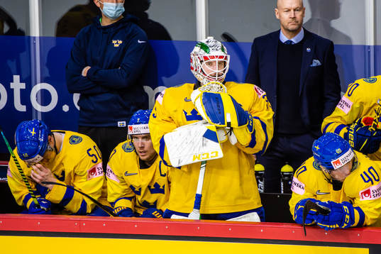 Viktor Lööv,  goalkeeper Adam Reideborn, and Andreas