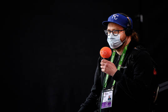 Kristopher Karlsson of Swedish Radio broadcaster Sveriges