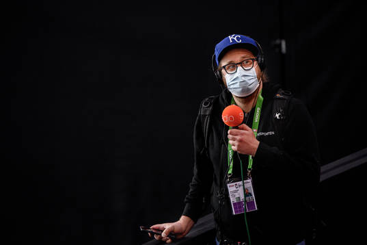 Kristopher Karlsson of Swedish Radio broadcaster Sveriges