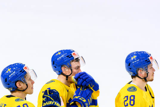 Lawrence Pilut, Pär Lindholm and Jesper Frödén of Sweden