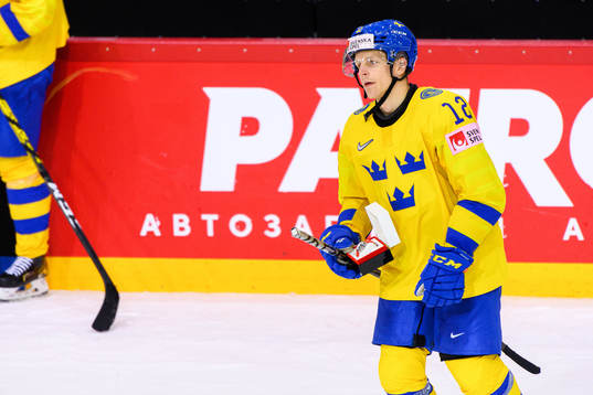 Max Friberg of Sweden look dejected