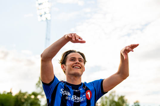Markus Solbakken of Stabæk celebrates