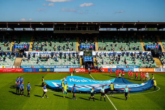 General view of Nadderud stadion