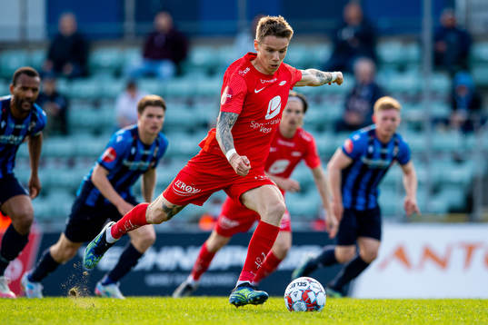 Robert Taylor of Brann misses from the penalty spot
