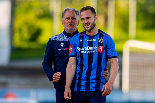 Jan Jönsson, head coach of Stabæk, and Mats Solheim