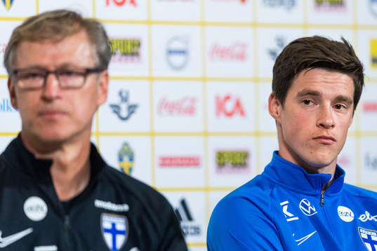 Head coach Markku Kanerva and Sauli Väisänen