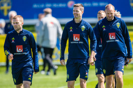 Sebastian Larsson, Mikael Lustig and Andreas Granqvist