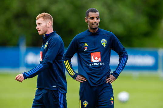 Dejan Kulusevski and Alexander Isak