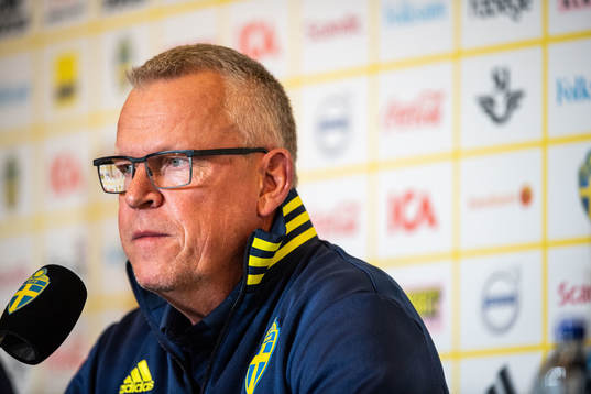 Janne Andersson, head coach of Sweden