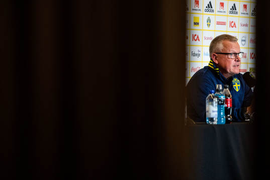 Janne Andersson, head coach of Sweden