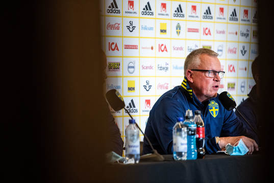 Janne Andersson, head coach of Sweden