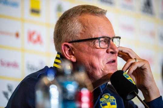 Janne Andersson, head coach of Sweden