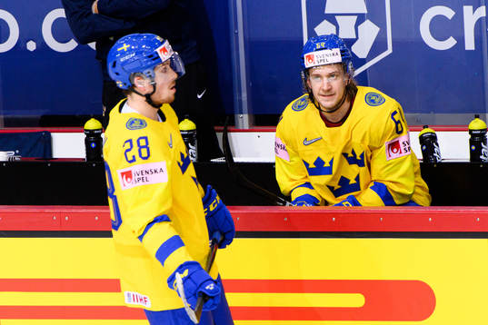 Jesper Frödén and Jonathan Pudas of Sweden
