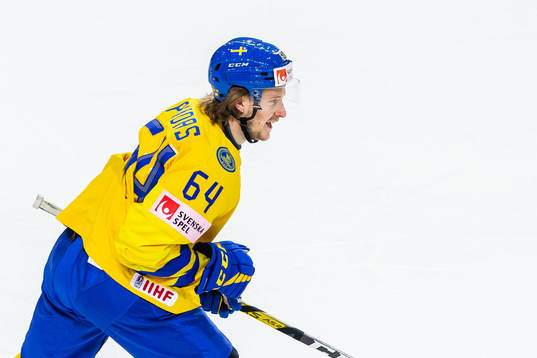 Jonathan Pudas of Sweden celebrates