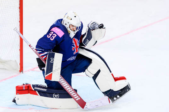Goalkeeper Ben Bowns of Great Britain