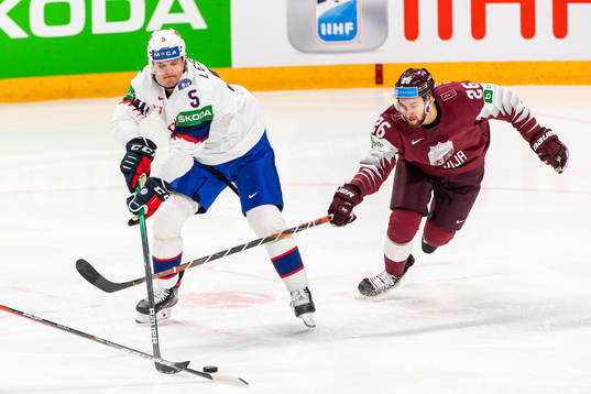 Erlend Lesund of Norway and Uvis Balinskis of Latvia