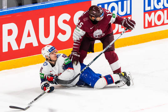 Ken Andre Olimb of Norway and Martins Karsums of Latvia