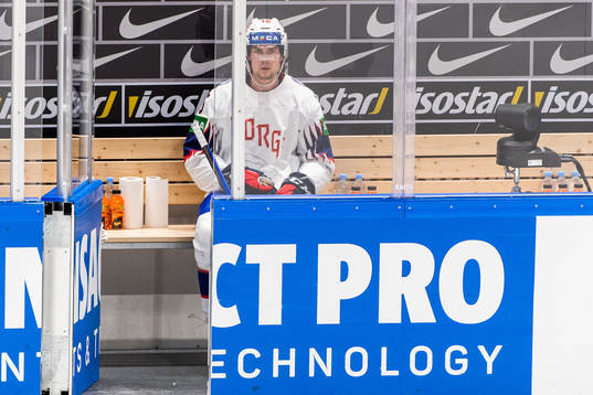 Magnus Brekke Henriksen of Norway looks dejected