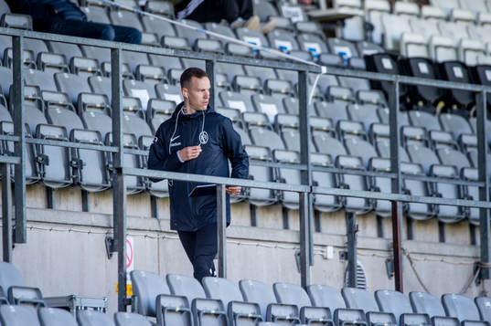 Landskronas analytiker Amir Jakirlic får rött kort och