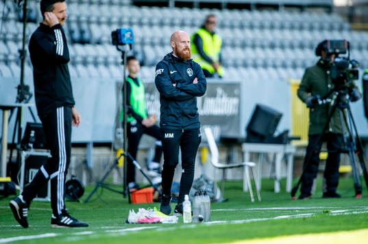 Landskronas assisterande tränare Max Mölder
