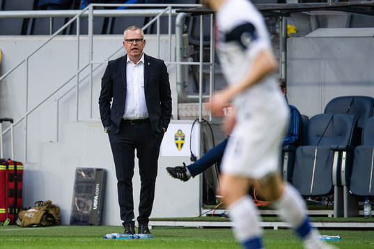 Janne Andersson, head coach of Sweden