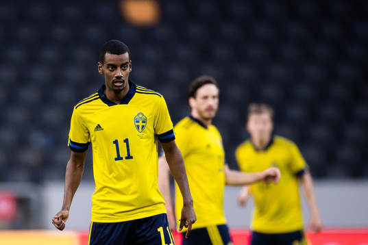 Alexander Isak of Sweden
