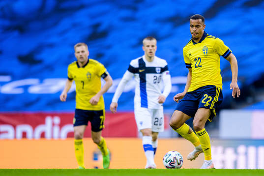 Robin Quaison of Sweden