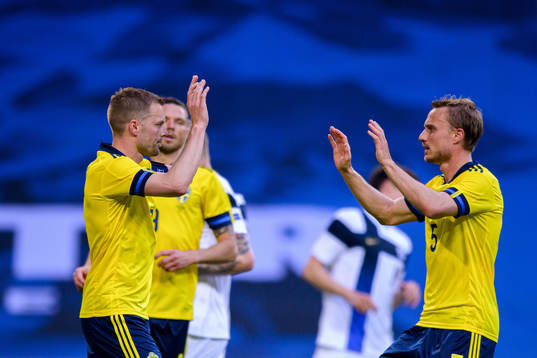 Sebastian Larsson , Marcus Berg and Pierre Bengtsson of