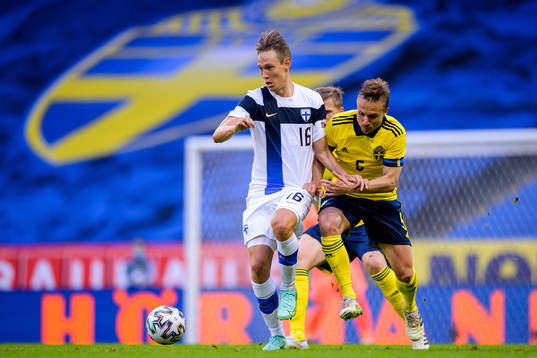 Lassi Lappalainen of Finland and Pierre Bengtsson of Sweden