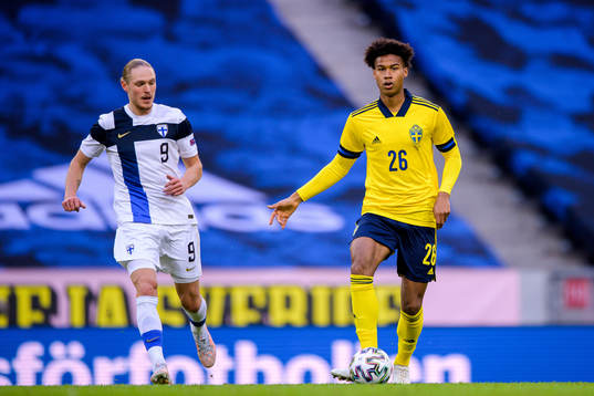 Fredrik Jensen of Finland and Jens-Lys Cajuste of Sweden