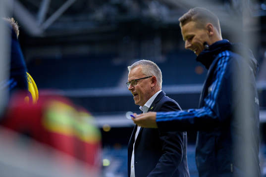 Janne Andersson, head coach of Sweden
