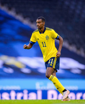 Alexander Isak of Sweden